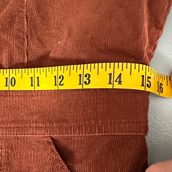 Boden Brown Amanda Cotton Cord Short Dress Women’s 6 Petite Utility Casual - Picture 11 of 13